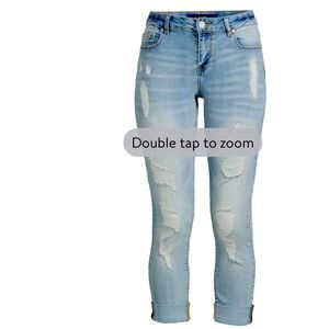 NWT Indigo Reign Mid-Rise Ankle Length Skinny Jeans